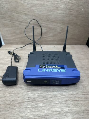 Linksys WAP54G V 3.1 wireless G access point with power adapter - $9.90