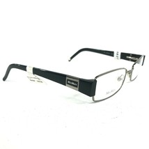 Max Mara MM 880/U 85K Eyeglasses Frames Silver Black Rectangular 51-18-135 - $46.54
