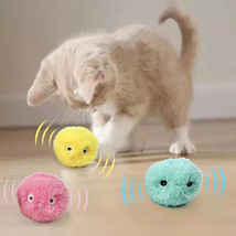 Interactive Plush Electric Catnip Training Toy with Squeak Sound - Smart Cat Toy - £5.69 GBP