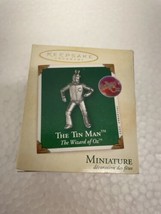 Hallmark Miniature Wizard of Oz Tin Man 2002 Silver-Plated Keepsake Ornament - £12.69 GBP