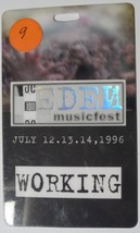 EDEN FESTIVAL Tragically Hip Live The Cure Bush Sloan Mosport 1996 Working Backs - £15.54 GBP