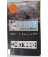 EDEN FESTIVAL Tragically Hip Live The Cure Bush Sloan Mosport 1996 Worki... - $19.77