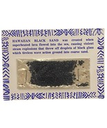 Hawaiian Black Beach Island Sand Volcanic Volcano Lava Sample Souvenir - $73.94 MXN