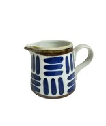 Dansk Herringbone Creamer Replacement Blue Brown Japan - $17.70