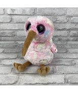 TY Tysilk KIWI Beanie Boos 9” Plush Toy Stuffed Animal Pink Tie Dye No H... - £11.95 GBP