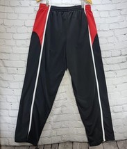 Cascade Sport Track Pants Mens XXL Black Red Sweats Warm-Ups Drawstring ... - $19.79
