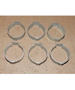 29/32&quot; Hose Pinch Clamps Single Ear 6ea Tubing Dixon Keystone ZincSteel ... - $6.49