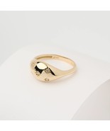 North Star Ring-Gold Dome Ring-CZ Dome Ring-Large Dome Ring for Women-Do... - $533.74 CAD