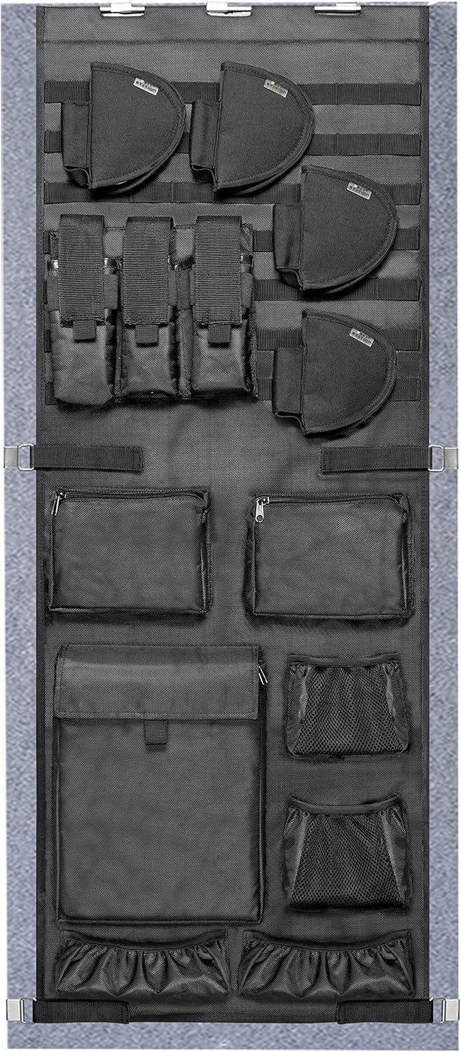 Gun Safe Door Organizer,Molle Gun Safe Door Panel Organizer With, 18W*46... - $103.99