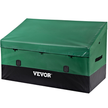 VEVOR Outdoor Storage Deck Box, 150gal Waterproof PE Tarpaulin, Galvaniz... - $48.99