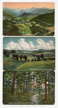 6 Land of the Sky North Carolina Postcards 1910&#39;s Round Knob Wild Cat Rock - £18.38 GBP