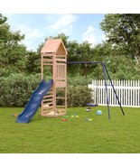  Outdoor Playset Natural Wood Solid Douglas Fir wood Large Durable - $664.49