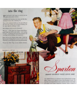 1947 Sparton Radio Advertisement Model 10-BW-76-PA Home Sound Vintage DWWW3 - $553.22 MXN