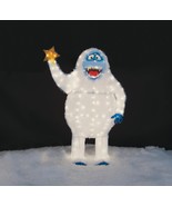 RUDOLPH&#39;S BUMBLE SNOWMAN 56&quot; STANDING 3D LIGHTED TINSEL CHRISTMAS YARD S... - $272.25