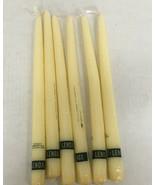 vintage lenox long  taper candles standtite base  6 candle lot  - $19.75