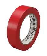 3M 764 Vinyl Tape, 5.0 Mil, 1&quot; X 36 Yds Red (Case Of 36) - £268.57 GBP