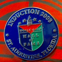 Vintage golf pin~induction 2008 World Golf Hall of Fame~ St Augustine Fl... - $16.83