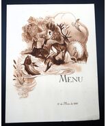 Vtg Menu Program Litho Nature Cover Art By Eduardo Teixeira Coelho Rare ... - $1,103.55 MXN Vtg Menu Program Litho Nature Cover Art By Eduardo Teixeira Coelho Rare ... - $1,103.55 MXN