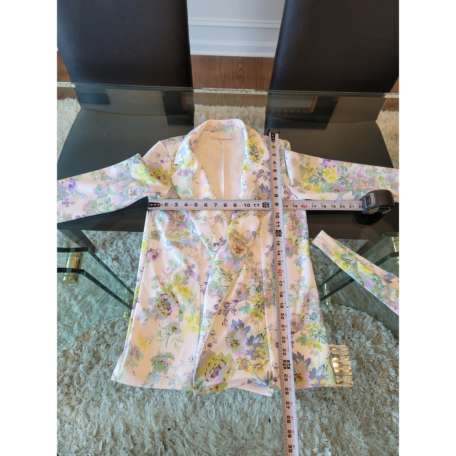 ASOS Design Maternity Pantsuit Size US 2 White Floral Blazer and Trousers Petite Item image 12