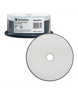 Verbatim 97334 BD-R DL 50GB 8X 25PK SPINDLE WHITE INKJET PRINTABLE - DAT... - $166.06