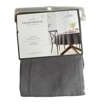 Threshold Quality &amp; Design Dark Grey Round 70&quot; Tablecloth NEW - $22.98