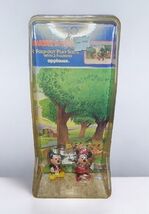 Vintage Applause Disney Mickey &amp; Friends Fold-Out Play Scene with 2 figu... - $17.98