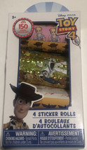Toy Story 4 sticker rolls 4 rolls 150 stickers T2 - £3.87 GBP