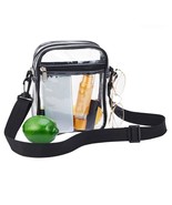 Clear Crossbody Purse Bag Stadium Approved Gym Clear Shoulder Tote Bag f... - £17.28 GBP