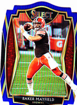 Baker Mayfield #123 - Browns 2020 Panini Blue Prizm Die Cut Football Trading Car - £1.95 GBP