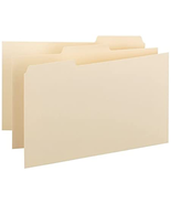 Card Guide 5&quot;W x 3&quot;H With Blank 1/3-Cut Tabs Manila 100 Per Box NEW - £16.75 GBP
