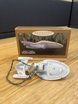 Vintage 1996 Hallmark Keepsake USS Voyager Christmas Xmas Ornament KG JD - £19.46 GBP