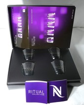 Nespresso Ritual 2011 France 4 Water Glass, In Brand Box, Andre Putman,New - £519.58 GBP