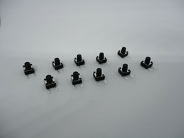 10 Pcs Pack Lot 6x6x7mm Momentary Push Micro Button Tactile Switch Side 2 Pins - £8.42 GBP