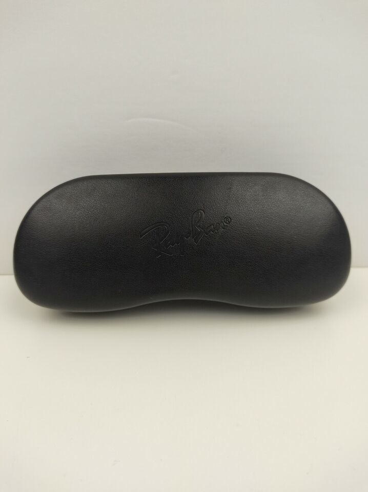 Primary image for Ray-Ban Glasses Sunglasses Protector Case Hard Clam Shell Black Leather