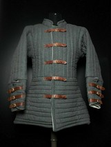 Gambeson Type Medieval Padded Armour Coat SCA Fighting Arming Jacket-Winter Wear - £68.92 GBP+