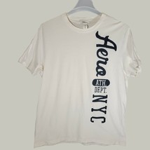 Aeropostale Mens NYC Graphic Tee White Casual Shirt XL Casual - £10.80 GBP