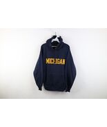 Vintage 70s Mens Large Distressed University of Michigan Hoodie Sweatshi... - $1,815.14 MXN