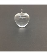 Clear Glass Apple Paperweight - £19.98 GBP
