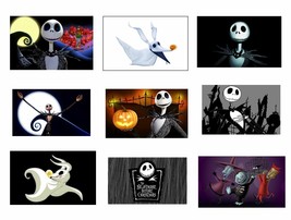 (9) The Nightmare Before Christmas Stickers,Birthday Party favors,decals... - £9.37 GBP