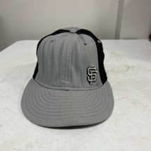 New Era 59Fifty Men&#39;s Cap San Francisco Giants Gray Black Fitted Size 7 - £10.99 GBP