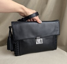 Coach Legacy Studded Clutch Black Onyx Leather Wristlet Black Hardware - $3,244.68 MXN
