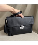Coach Legacy Studded Clutch Black Onyx Leather Wristlet Black Hardware - $3,244.68 MXN