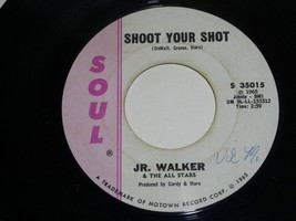Jr. Walker &amp; All Stars Road Runner Shoot Your Shot 45 RPM Record Soul Label - £11.94 GBP