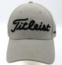 Titleist Pro V1 Stretch Fit Hat Gray Black Size L - £7.39 GBP