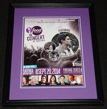 2014 Food Network Concert Framed 11x14 ORIGINAL Advertisement John Mayer - £27.24 GBP