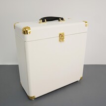 Victrola VSC-20-WHT-SDF Storage Case for Vinyl Turntable Records - White image 7