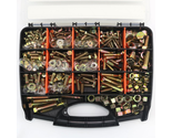 924pc Grade 8 SAE Hex Bolts Nuts Washers Kit 1/4-20 to 1/2-13 w/ Case - $88.01