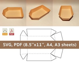 Cookie tray template, paper tray, snack tray, chips tray, popcorn tray, Cricut - £1.17 GBP