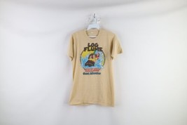 Vtg 80s Womens Medium Spell Out Six Flags Great Adventure Log Flume T-Shirt USA - £55.22 GBP
