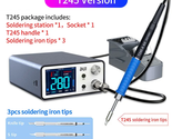 Intelligent Welding Station with Soldering Iron T115 T245 T210 Handle We... - $270.86